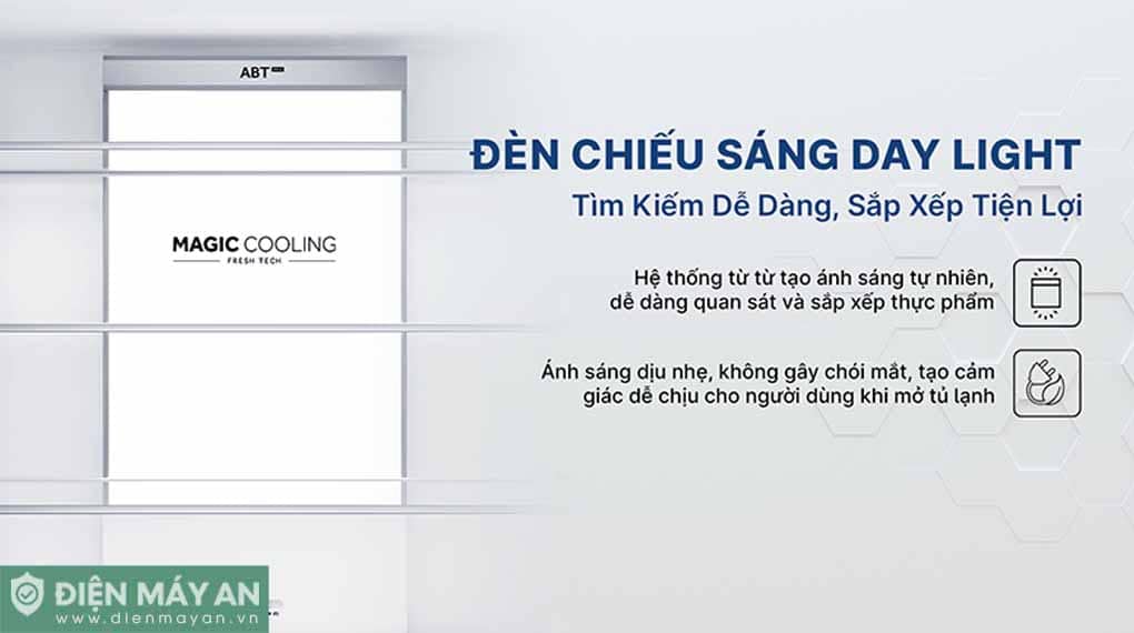 Tủ lạnh Aqua Inverter 4 cánh 529 lít AQR-M600XA(GB)